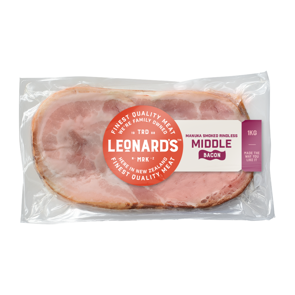 Manuka Smoked Rindless Middle Bacon