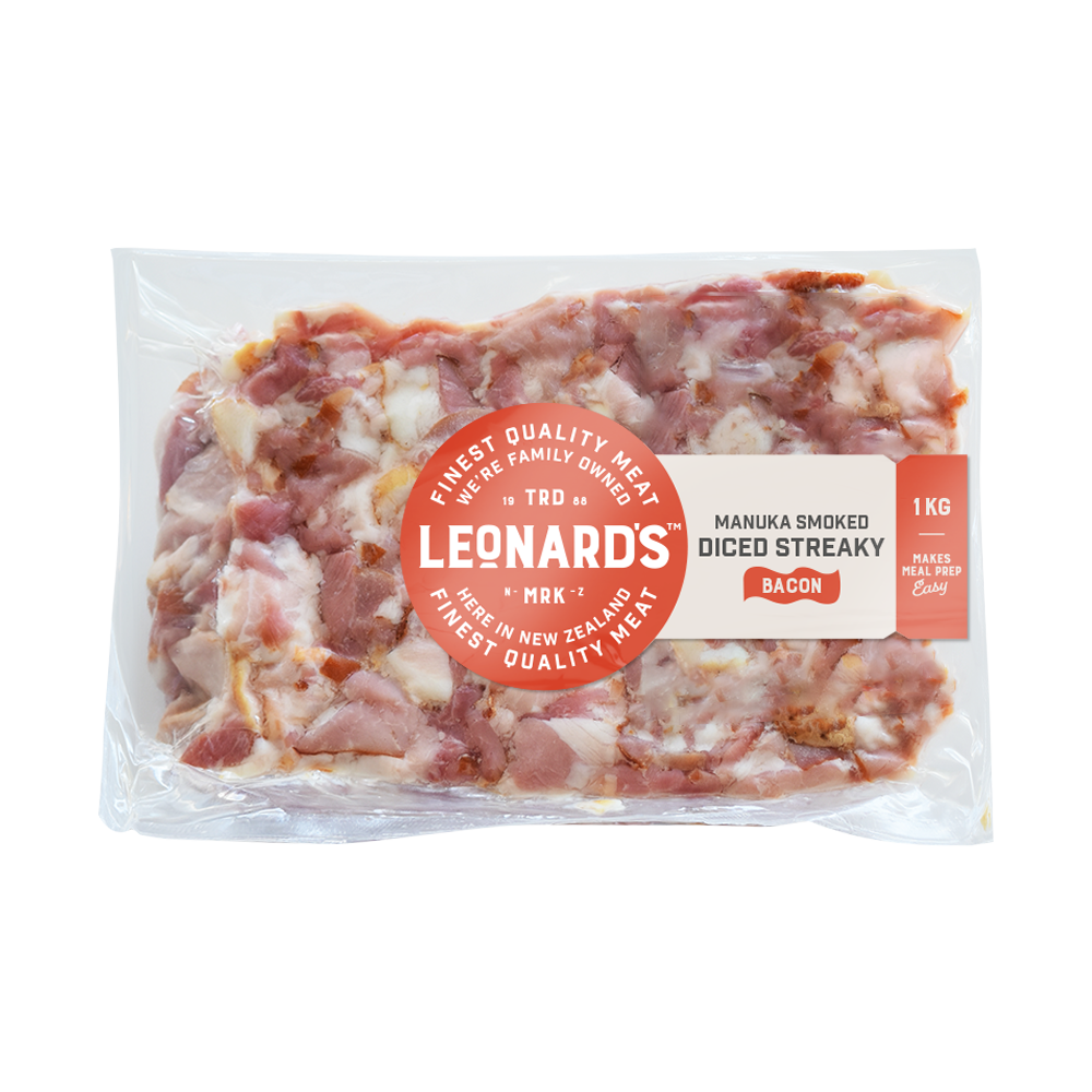 Manuka Smoked  Diced Streaky Bacon