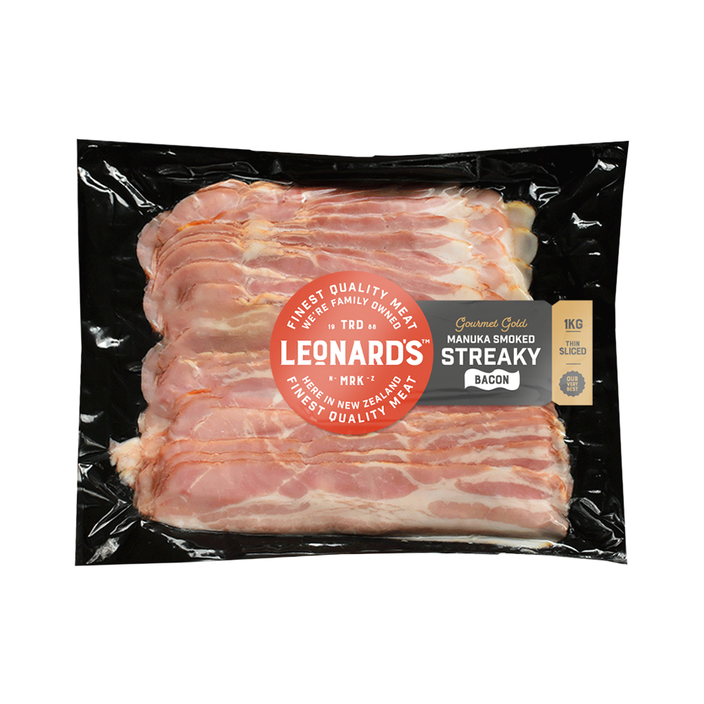 Gourmet Gold Thin Sliced Streaky Bacon