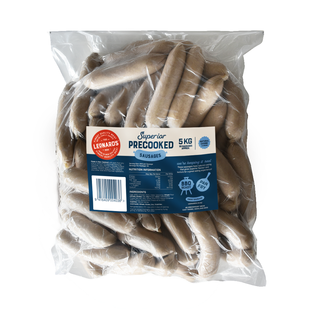 Superior Precooked Sausages Natural Casing 4 Superior Precooked Sausages Natural Casing 4